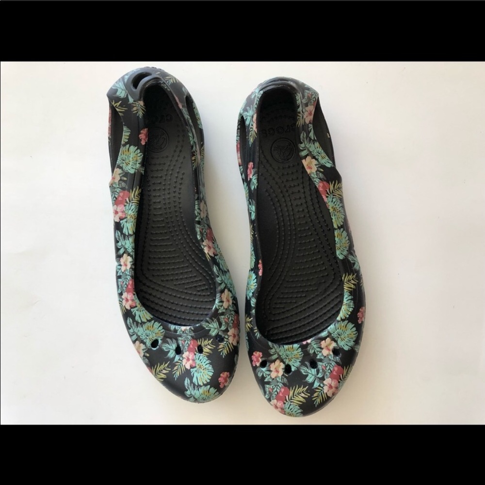 Floral Crocs
